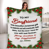 This Beautiful, Make This Christmas More Special for Your Partner, Super Soft and Warm Blankets for Couples with Customized Names, Blankets Specially Designed for Christmas