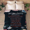 Customized Blanket for Couple, with Partner's Name, Custom Gift for Couple with Quotes, Wedding, Valentine's Day Gift for Them. Cozy Blanket