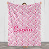 Personalized Name Blanket for Kids Children Boys Girls Baby, Gift from Family, Friends, Relatives for Birthday, Thanksgiving, Christmas, Customized Cute Unicorn Design Blanket, Printed in USA