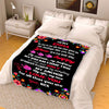 Customized Blanket for Couple, with Partner's Name and with Quotes, Wedding Gift, Valentine's Day Gift Super Soft and Cozy Blanket