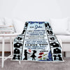 Personalized High-Quality Fleece Blanket for Couples - Ideal Gift for Your Beloved, Featuring Heartwarming Quotes. Perfect for Valentine's Day, Birthdays, or Any Special Occasion. Luxuriously Soft and Comfortable Throw