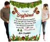 Christmas Together: Enhance Your Holiday with Personalized Couples Blankets - Super Soft and Warm - Custom Names for a Special Season