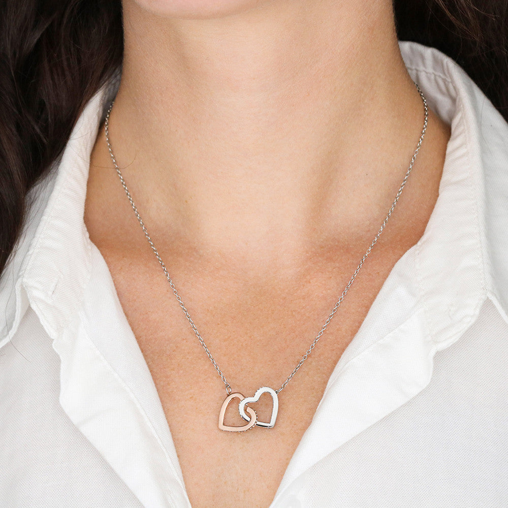 TO MY SOULAMTE, LOVE KNOT NECKACLE, BEAUTIFUL GIFT FOR HER WITH MESSGAGE CARD. BIRTHDAY AND ANNIVERSARY GIFT FOR WIFE