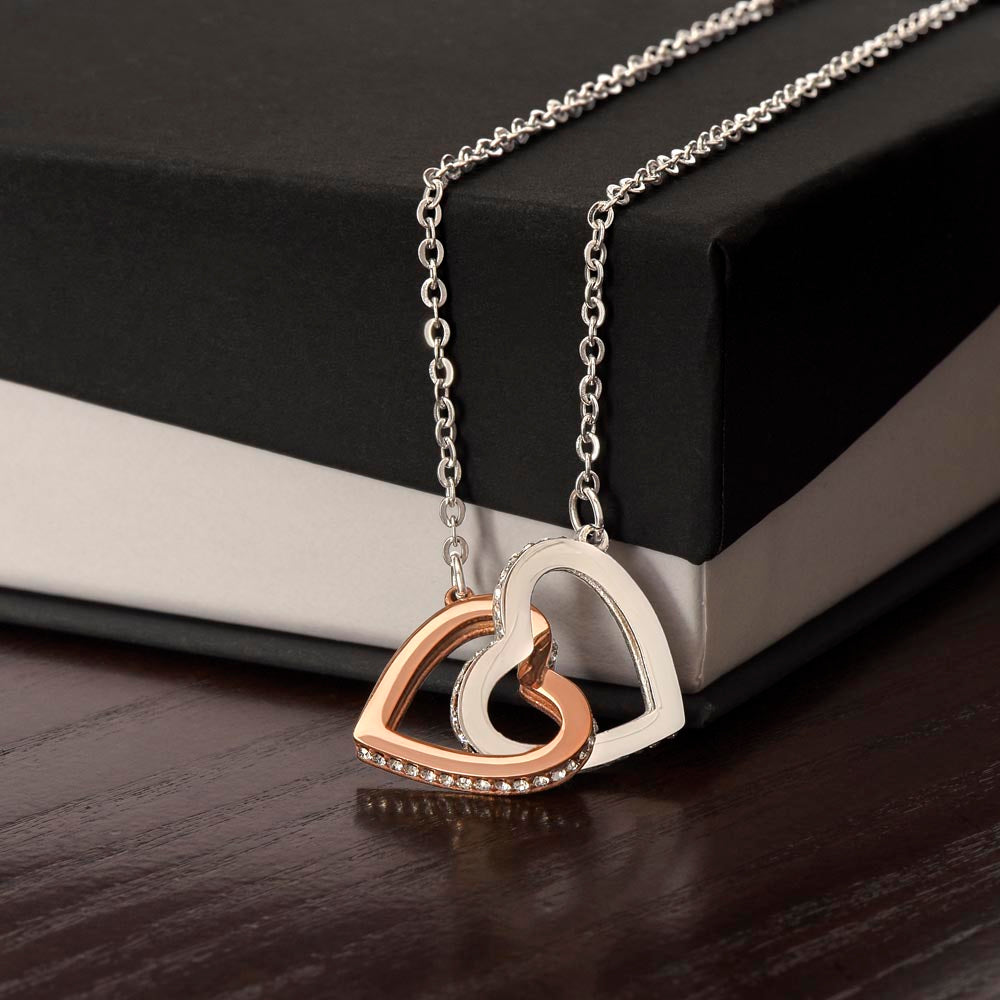 TO MY SOULAMTE, LOVE KNOT NECKACLE, BEAUTIFUL GIFT FOR HER WITH MESSGAGE CARD. BIRTHDAY AND ANNIVERSARY GIFT FOR WIFE