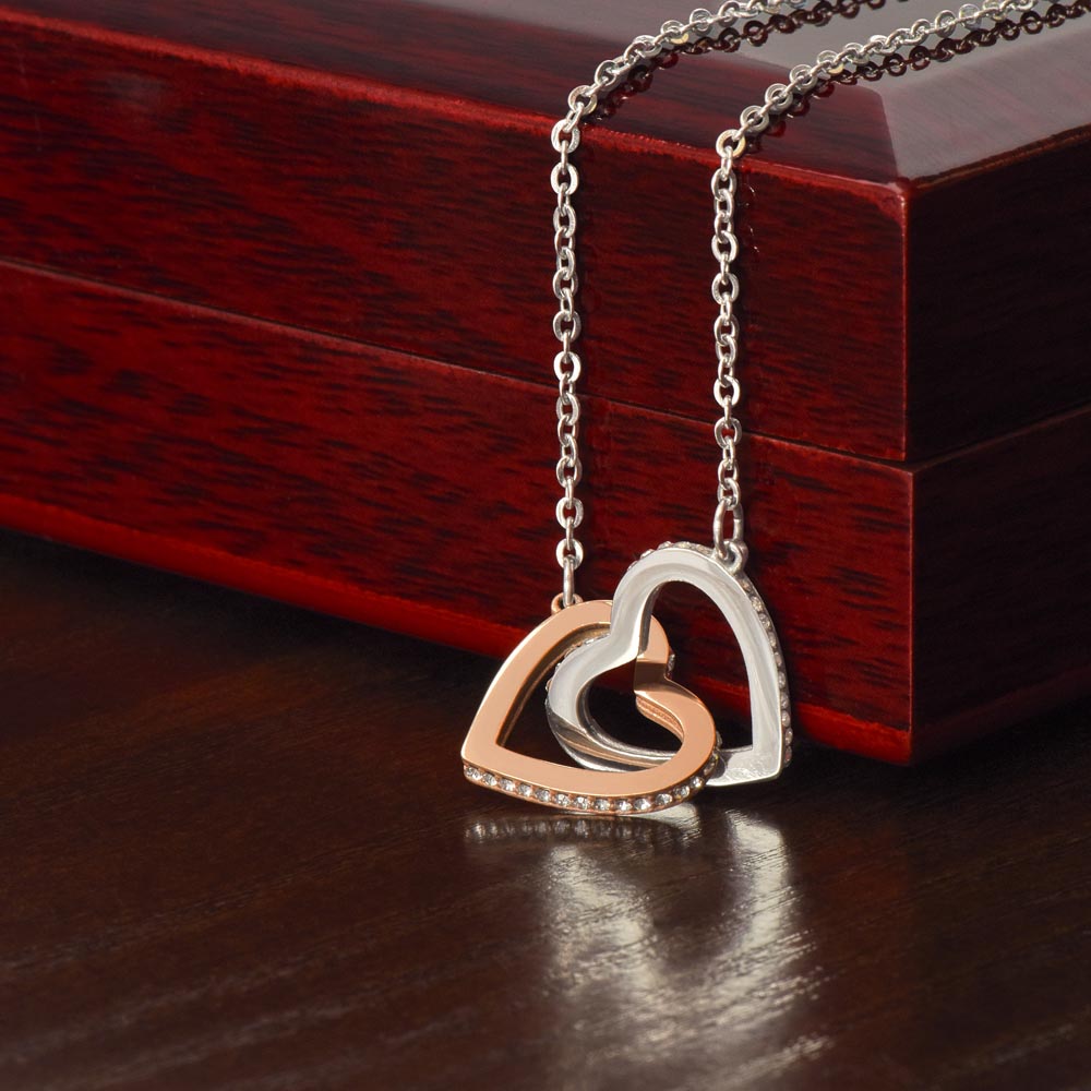 TO MY SOULAMTE, LOVE KNOT NECKACLE, BEAUTIFUL GIFT FOR HER WITH MESSGAGE CARD. BIRTHDAY AND ANNIVERSARY GIFT FOR WIFE