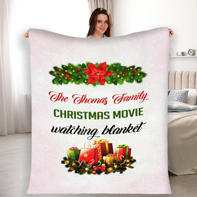 "Customized Watching Blanket For Family"